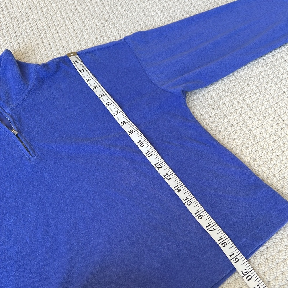 NWOT Peloton Terry Cloth Pullover Size Small - Picture 7 of 8